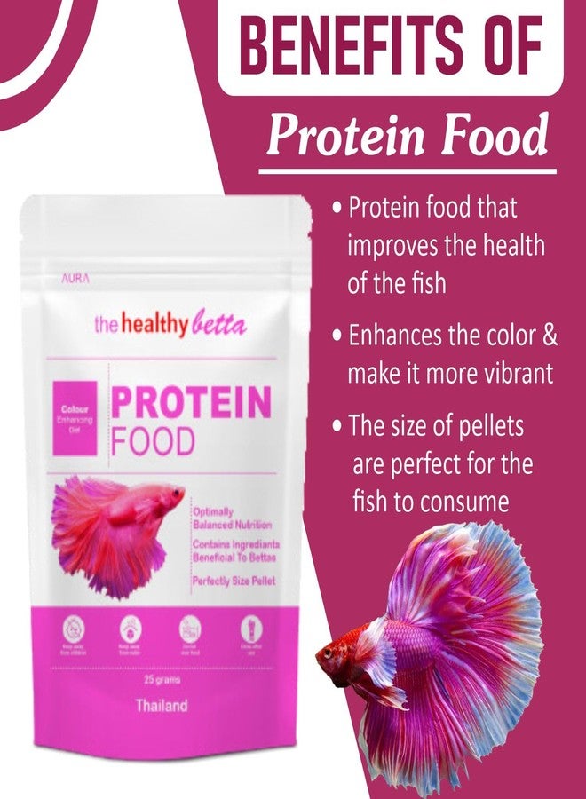 VAYINATO® Aura The Healthy Betta Protein Food, 25G | Color Enhancing Diet (Pack of 3) by Petzlifeworld - Image 5